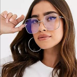 New Quay Cheat Sheet Square Blue Light Glasses